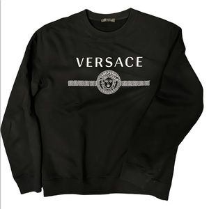 Versace Medusa Logo Sweatshirt Black
